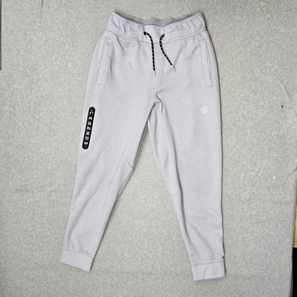 Legends Hawthorne Men Pants S Light Gray Tech Jogger 28" Inseam